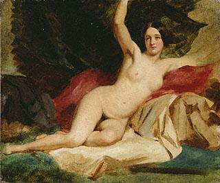 William Etty Female Nude in a Landscape by William Etty. oil painting image